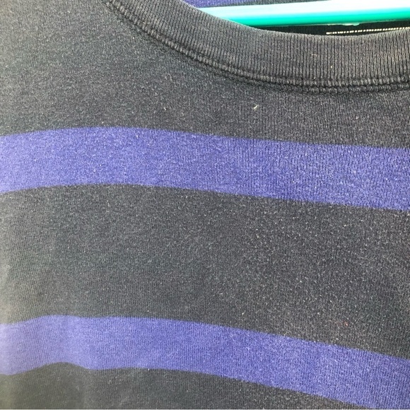 Gap Women's purple striped long sleeve top Super soft size medium - Picture 3 of 8